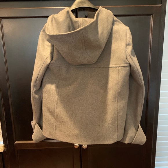 J.Crew gray wool peacoat size 6 - Picture 2 of 3